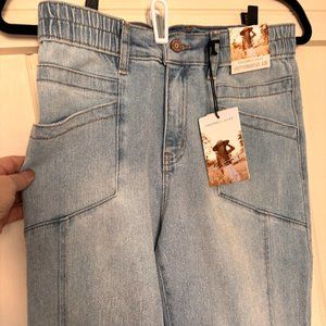 Sincerely Jules Utility Straight Leg Jeans
